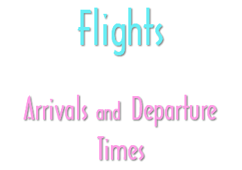 Flights Arrivals and Departure Times