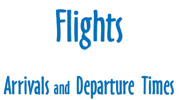 Flights Arrivals and Departure Times