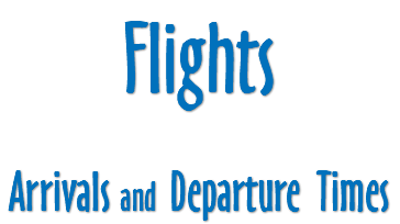 Flights Arrivals and Departure Times