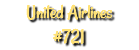 United Airlines #721